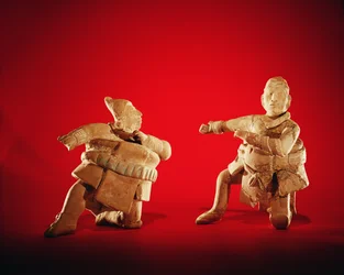 Figures of Ceremonial Ballplayers, from the Isle of Jaina